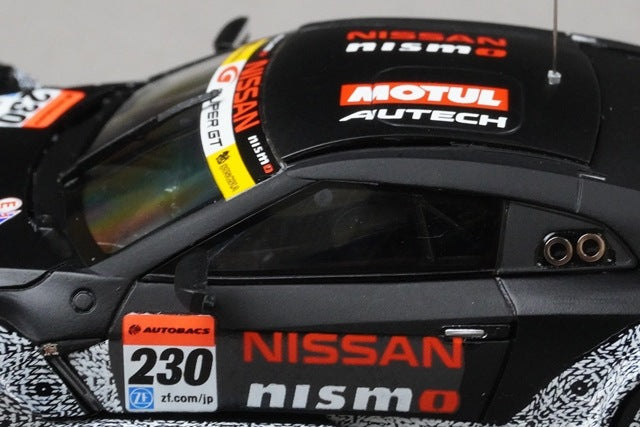 1:43 EBBRO 45501 Nissan GT-R NISMO GT500 2017 Super GT Test Car #230 model car
