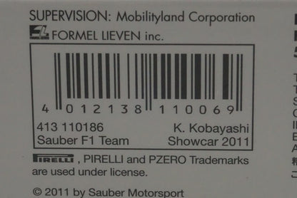 1:43 MINICHAMPS 413110186 Sauber Show Car 2011 #16 model car