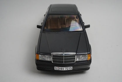 1:18 AUTOart 76122 Mercedes Benz 190E 2.3 16V Blue Black Metallic model car