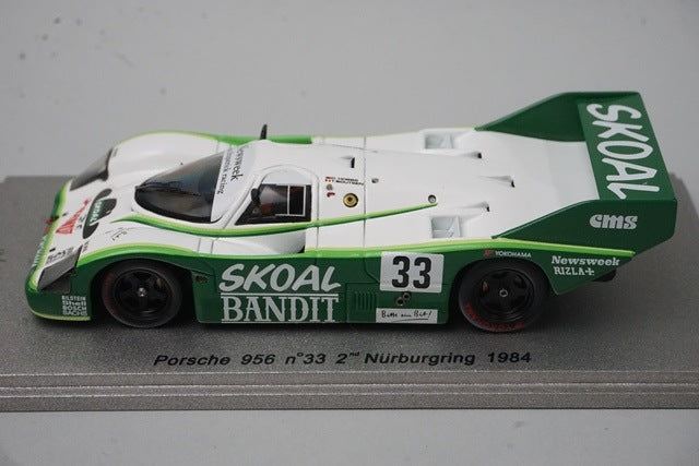 1:43 Spark NA009 Porsche 956 Nürburgring 2nd 1984 #33 D.Hobbs / T.Boutsen