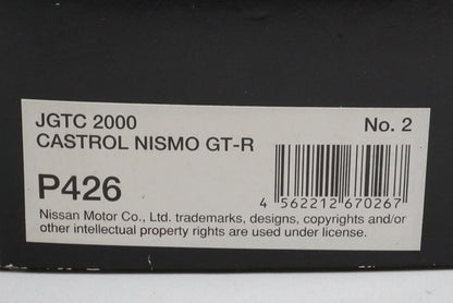 1:43 EBBRO P426 Nissan Castrol NISMO GT-R JGTC 2000 #2 model car