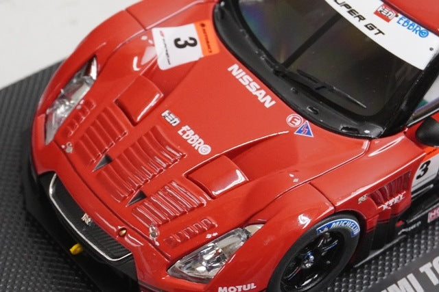 1:43 EBBRO 22314 Nissan Hasemi Tomica Ebro GT-R Rd.1 2009 #3 model car