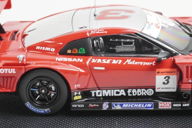 1:43 EBBRO 44235 Hasemi Tomica GT-R Super GT 500 2009 Rd.7 Fuji #3 model car