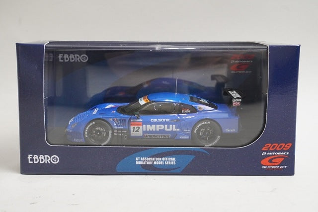 1:43 EBBRO 44173 Nissan Impul Calsonic GT-R Super GT500 2009 #12 model car