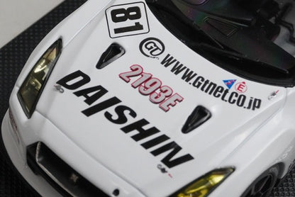 1:43 EBBRO 44429 DAISHIN R35 GT-R Super Taikyu 2010 #81 model car