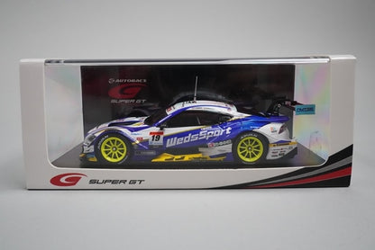 1:43 SPARK SGT057 Weds Sports ADVAN GR Supra GT500 Super GT 2023 #19 model car