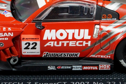 1:43 EBBRO 43958 Nissan MOTUL AUTECH Z SUPER GT 2007 Late Model #22