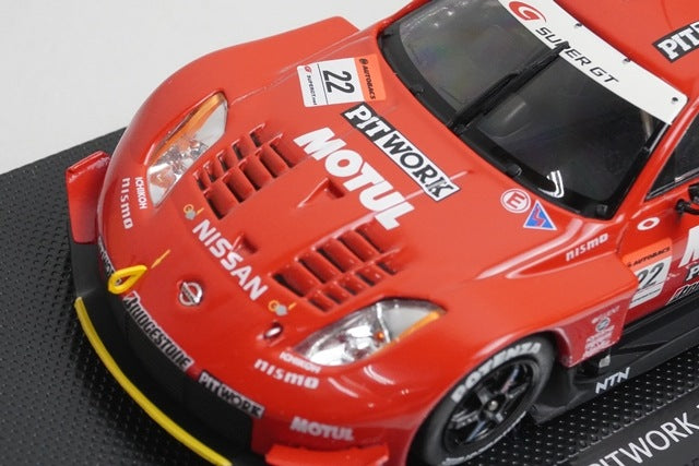 1:43 EBBRO 43688 Nissan MOTUL Pit Work Z SUPER GT500 2005 #22 model car