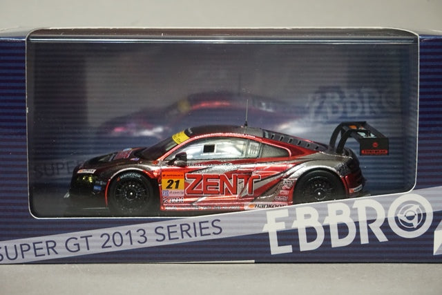 1:43 EBBRO 44931 Audi ZENT R8 LMS Ultra Super GT300 2013 #21