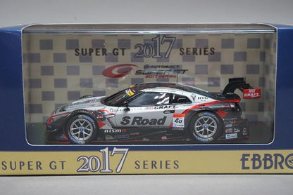 1:43 EBBRO 45512 Nissan S Road Craftsport GT-R Super GT500 2017 #46