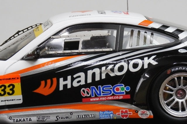 1:43 EBBRO 43925 Porsche Hankook Super GT 2007 #33 model car