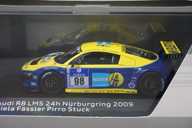 1:43 SPARK 502.09.184.23 Audi R8 LMS 24h NBR 2009 #98 Audi Custom