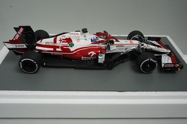 1:18 SPARK 18S607 Alfa Romeo Racing ORLEN C41 Abu Dhabi GP 2021 #7 model car