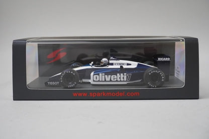 1:43 SPARK S7106 Brabham BT56 Mexico GP 1987 #7 Riccardo Patrese model car