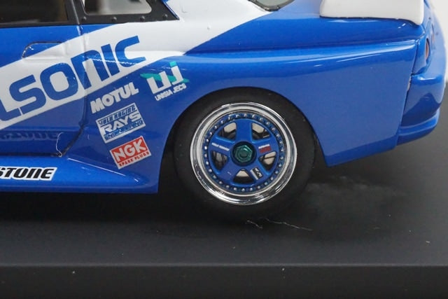 1:43 HPI 8417 Nissan CALSONIC Skyline GT-R Mar Fuji 1993 #2 model car