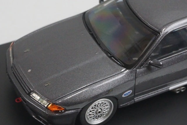1:43 HPI 8119 Nissan Skyline GT-R Group A Racing Gun Gray model car