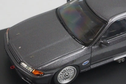 1:43 HPI 8119 Nissan Skyline GT-R Group A Racing Gun Gray model car