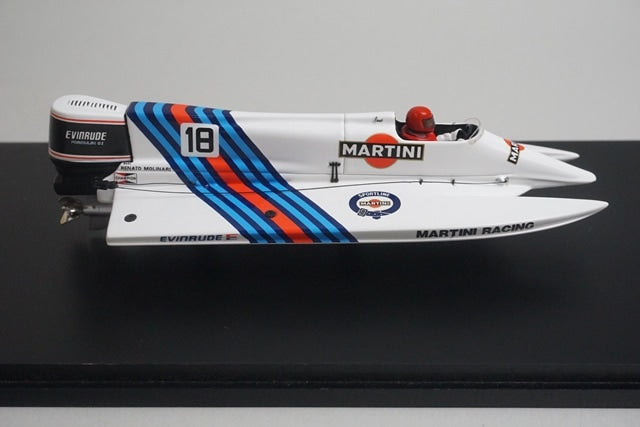 1:43 Spark S2303 Martini Racing F1 Powerboat 1984 #18 R. Molinari model car