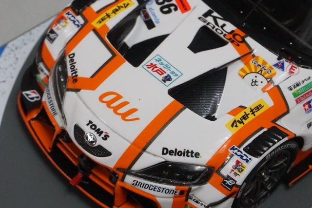 1:43 SPARK 43SGT2023 Toyota au TOM'S GR Supra TGR GT500 Super GT 2023 #36 Champion board included model car