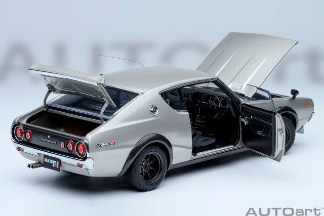 [ Pre-order ] 77466 AUTOart 1:18 Nissan Skyline 2000GT-R (KPGC110) Tuned Version Silver