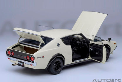 [ Pre-order ] 77467 AUTOart 1:18 Nissan Skyline 2000GT-R (KPGC110) Tuned Version White