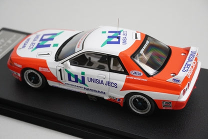 1:43 HPI 8609 Nissan Unisia Jex Skyline GT-R JTC Mine 1993 #1 model car