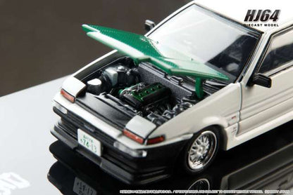HJ646052BDK Hobby Japan 1:64 Toyota Sprinter Trueno (AE86) / DORI DORI MESH WHEEL DRIFT KING