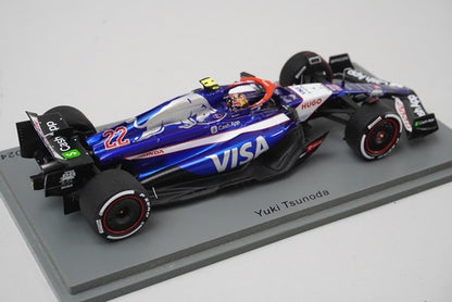 1:43 Spark S9522 VISA CASH APP RB VCARB 01 Saudi Arabian Grand Prix 2024 #22 model car