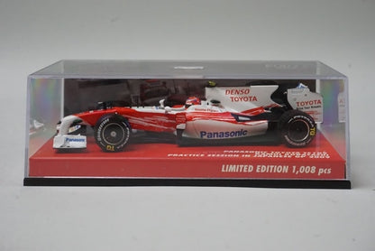 1:43 MINICHAMPS 413090310 FORZA Panasonic Toyota TF109 Japan GP 2009 #10 model car
