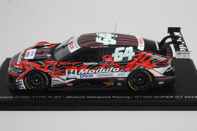 1:43 Spark SGT163 Honda Modulo Civic Type R-GT GT500 Super GT 2024 #64 model car