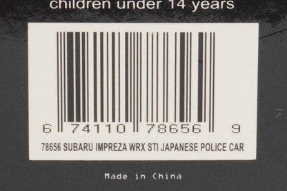 1:18 AUTOart 78656 Subaru Impreza WRX STI Police Car model car
