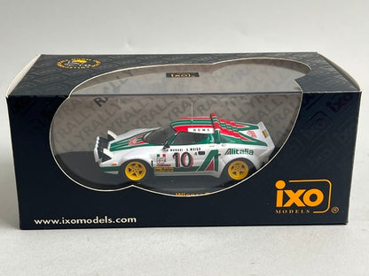 1:43 ixo RAC080 Lancia Stratos Monte Carlo Rally 1976 #10 S. Munari S. Maiga model car
