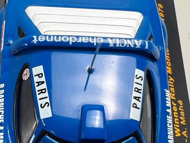 1:43 ixo RAC081 Lancia Stratos Chardonnet Monte Carlo Rally 1979 #4 B. Darniche A. Mahe model car