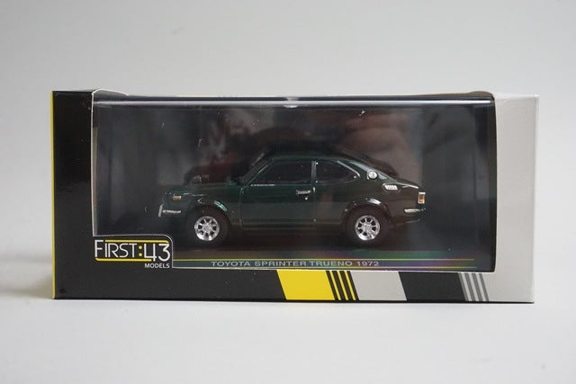 1:43 First 43 F43-002 Toyota Sprinter Trueno 1972 Green model car