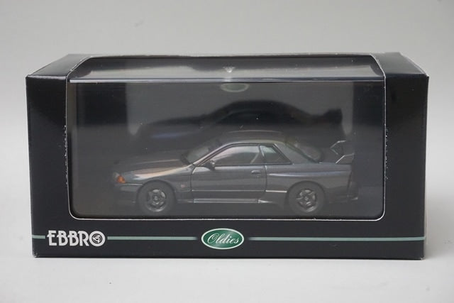 1:43 EBBRO 44131 Nissan Skyline GT-R Nismo R32 1990 Gun Gray model car