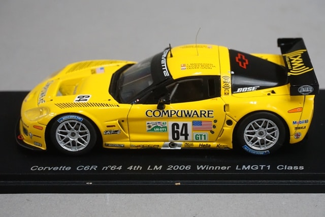1:43 Spark S0174 Corvette C6R 4th LMGT1 Class Le Mans 2006 #64 model car
