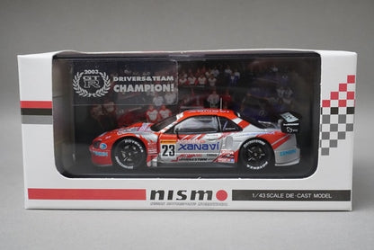 1:43 EBBRO Dealer Custom Nissan Xanavi Nismo GT-R JGTC 2003 #23 model car