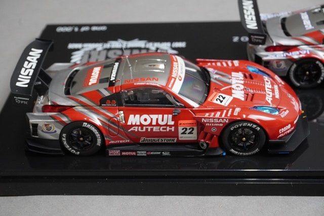 1:43 EBBRO KWAM122001 Dealer Nissan 07 Nismo GT500 Z Fuji 1-2 FINISH! Set of 2 #23 #22 model car