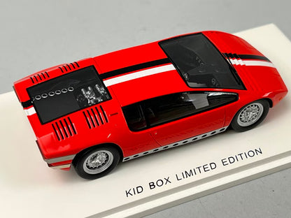 1:43 SPARK SKB43009 Kidbox Bizzarrini Manta Tokyo Racing Car Show 1969 Red model car