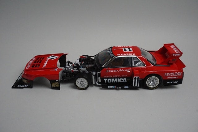1:24 Tomytec 21295 Tomica Ebro Custom Nissan Skyline RS Super Silhouette #11 Hasemi Motorsports