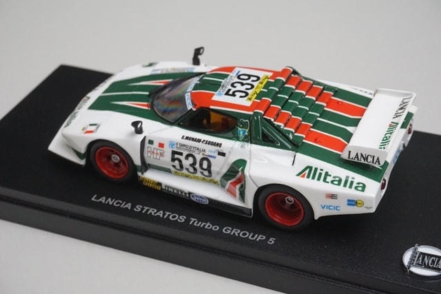 1:43 KYOSHO 03141C Lancia Stratos Turbo Group 5 #539 model car