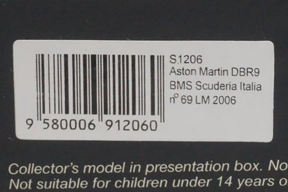 1:43 Spark S1206 Aston Martin DBR9 Le Mans 2006 #69 model car