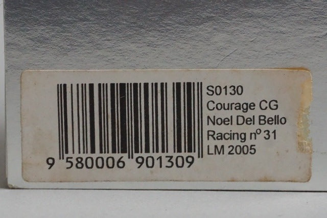 1:43 Spark S0130 Courage CG Noel Del Bello Racing Le Mans 2005 #31 model car