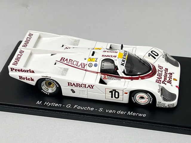 1:43 Spark S1911 Porsche 956 Le Mans 5th 1985 #10 Berkeley Specification