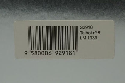 1:43 Spark S2918 Talbot Le Mans 1939 #8