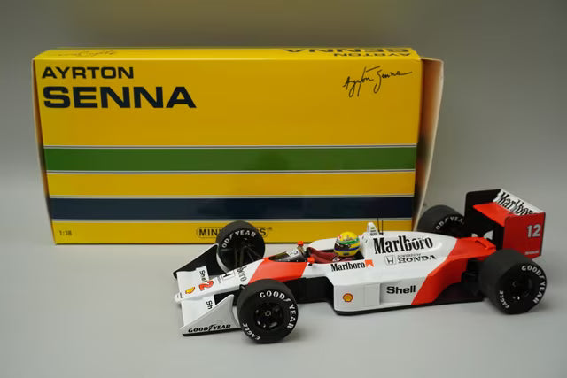 1:18 MINICHAMPS 540881812 McLaren Honda MP4 1988 World Champion #12 A. Senna Marlboro specification