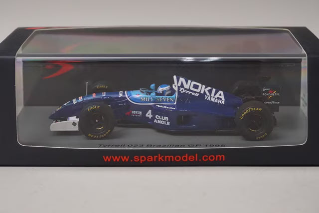 1:43 Spark S6974 Tyrrell 023 F1 Brazilian GP 1995 #4 M. Salo Mild Seven Edition