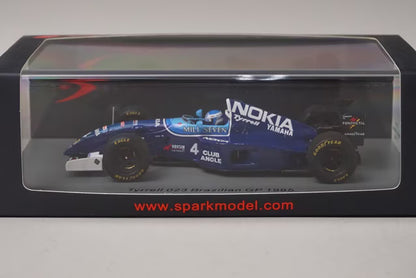1:43 Spark S6974 Tyrrell 023 F1 Brazilian GP 1995 #4 M. Salo Mild Seven Edition