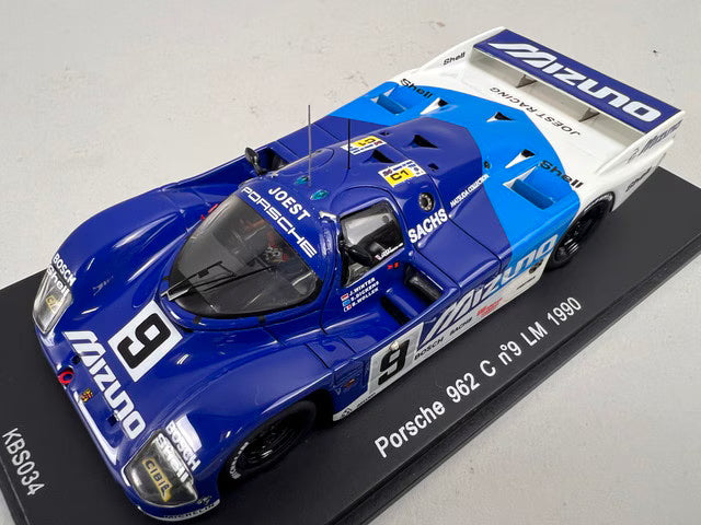 1:43 Spark KBS034 Porsche 962C Le Mans 24H 1990 #9 MIZUNO B. Wollek / S. Dickens