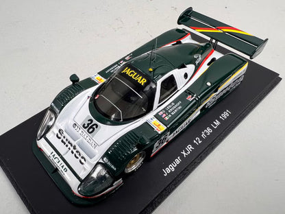 1:43 Spark S0754 Jaguar XJR12 Le Mans 24H 1991 #36 D. Leslie / M. Martini / J. Krosnoff